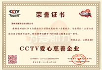 易視界榮獲CCTV愛心慈善企業(yè)榮譽(yù)稱號